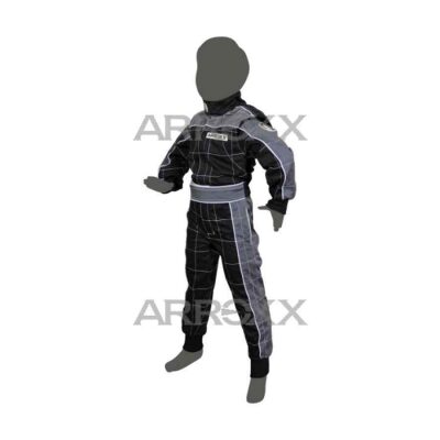 Arroxx Overall Katoen Xbase - Junior - Zwart Grijs