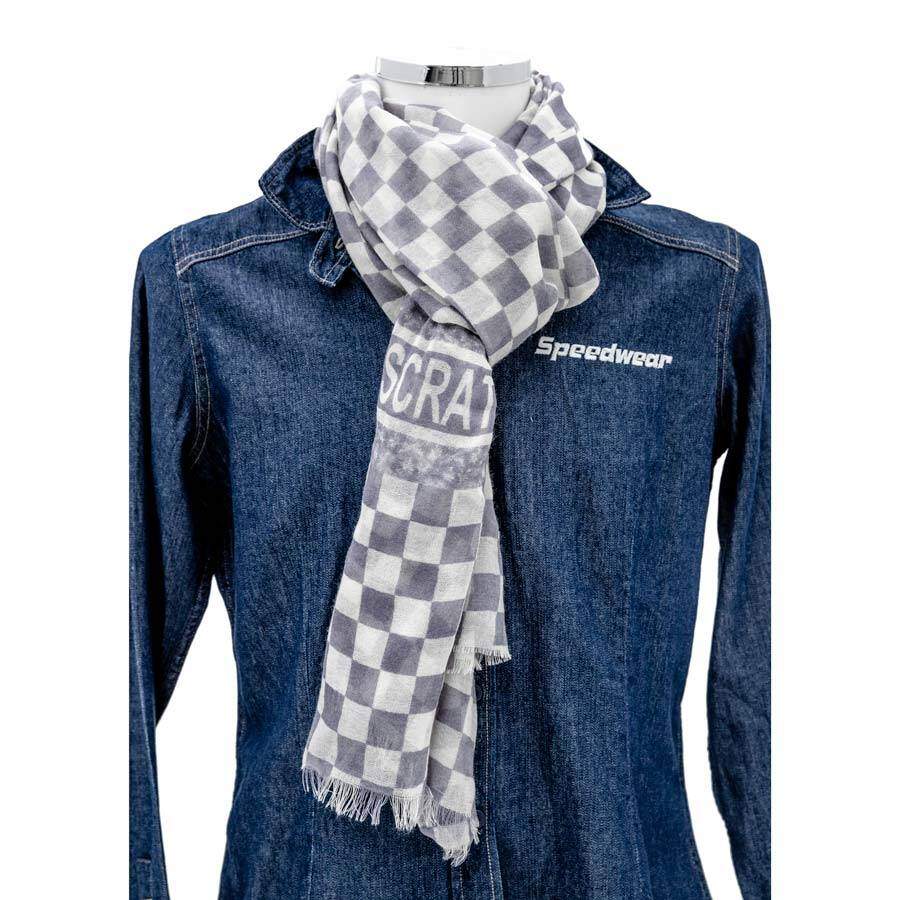 Sjaal Scratch Grijs Wit