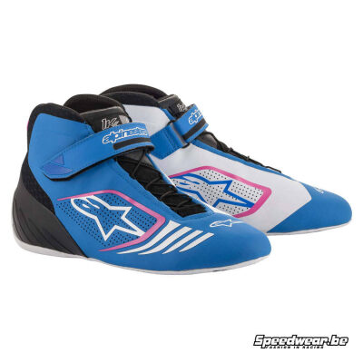 Alpinestars Kartschoen Tech 1 KX - Blauw Zwart Fuschia