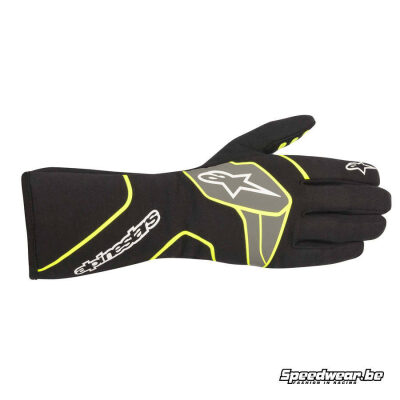 Alpinestars Tech 1-Race V2 FIA handschoen - Zwart Fluo geel