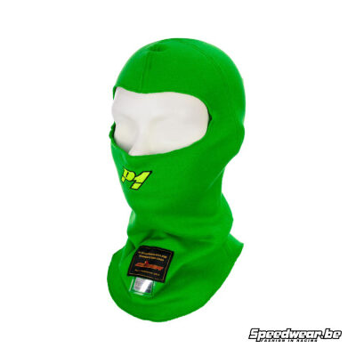 P1 racewear Helmet Balaclava aramid - Fluo Groen