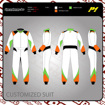 Racepak autosport van P1 - Volledig op maat en in eigen design 3