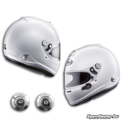 Arai GP6 S Autosport met HANS clips