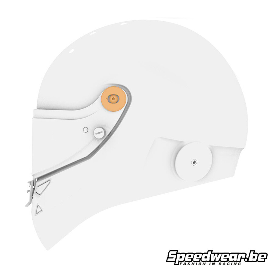 Schuberth Vizier Mechanisme met schroeven zilver