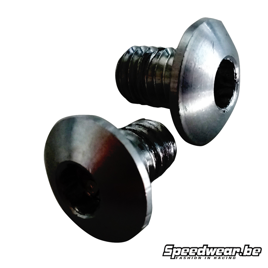 Schuberth Vizier Mechanisme met schroeven zilver