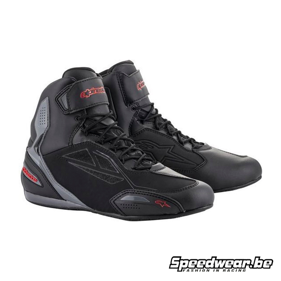 Alpinestars Faster 3 Drystar Schoen: black gray red