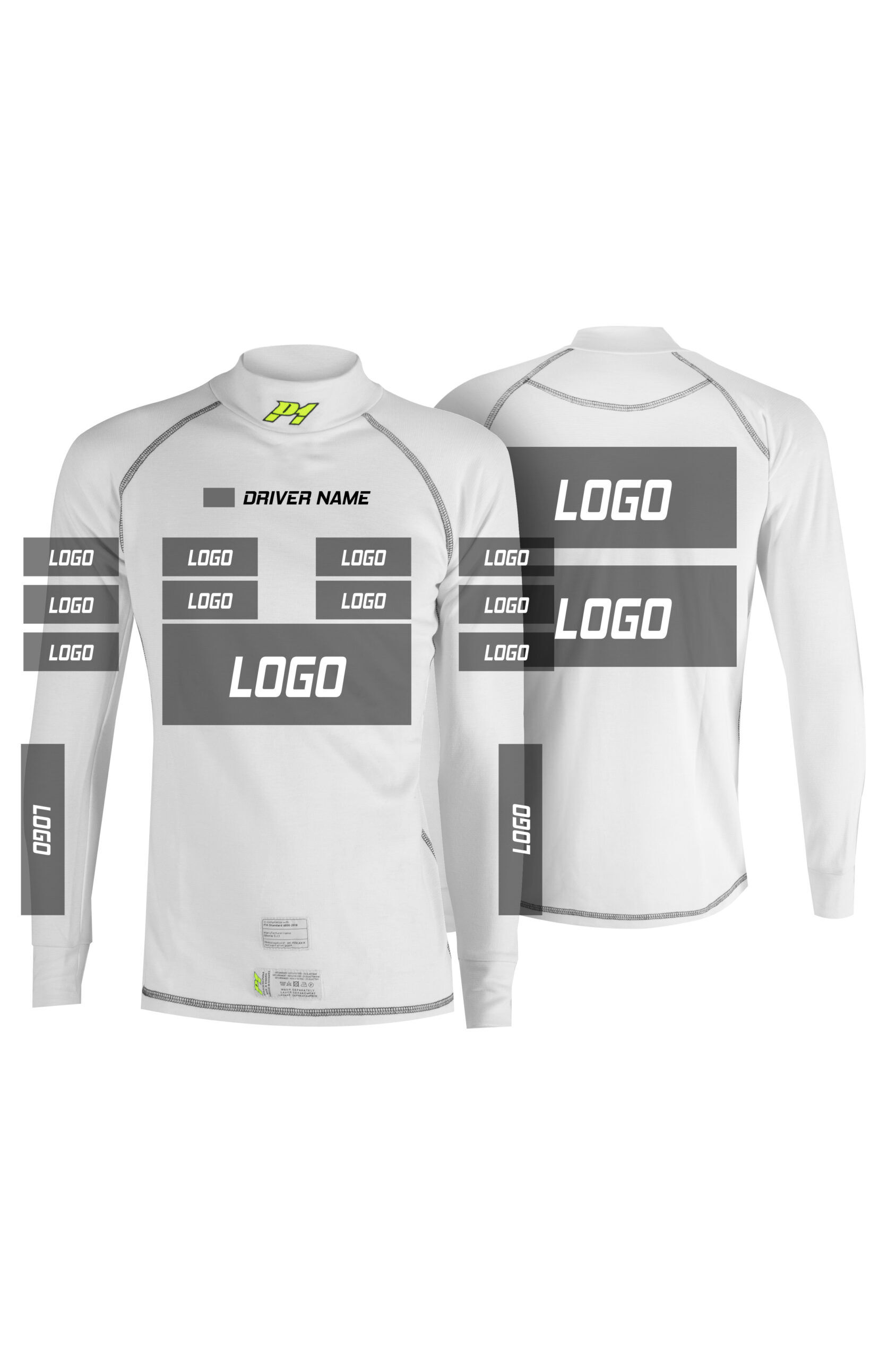 P1 Advanced Racewear ELITE COMFORT Top - zwart - Afbeelding 2