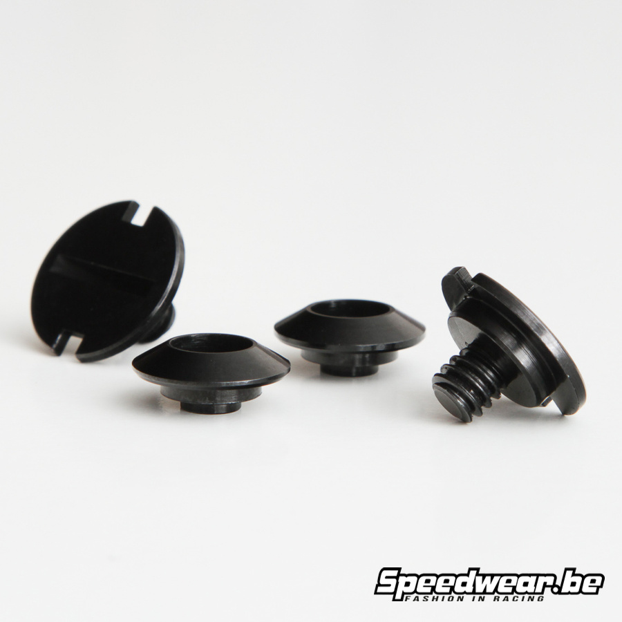 Zamp helm Schroeven Set - Zwart