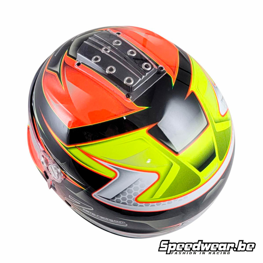 Zamp Jongeren Kartinghelm RZ 42 Oranje/Geel