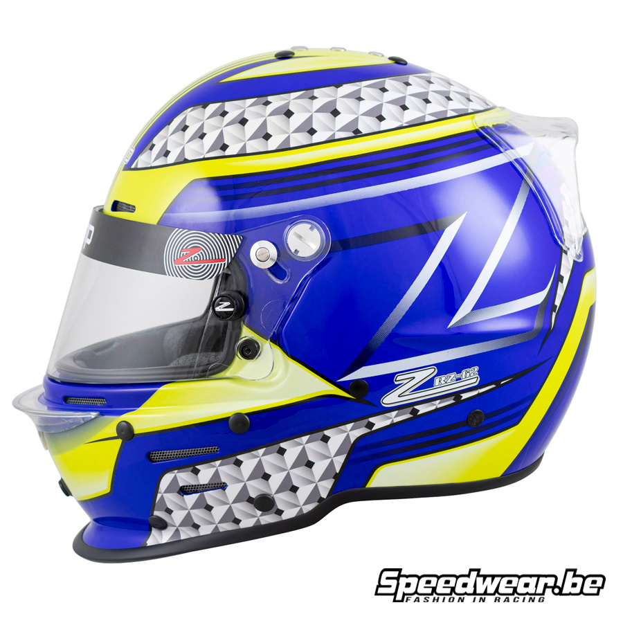 Zamp autosport helm RZ 62 Blauw/Groen - Afbeelding 2