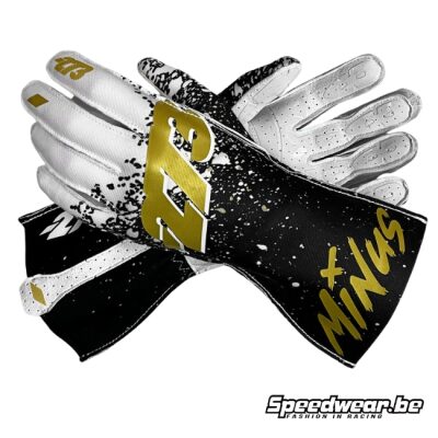 Minus 273 DRIP Zwart Wit Goud Kartinghandschoen