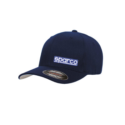 Sparco Navy Baseball pet met flexfit