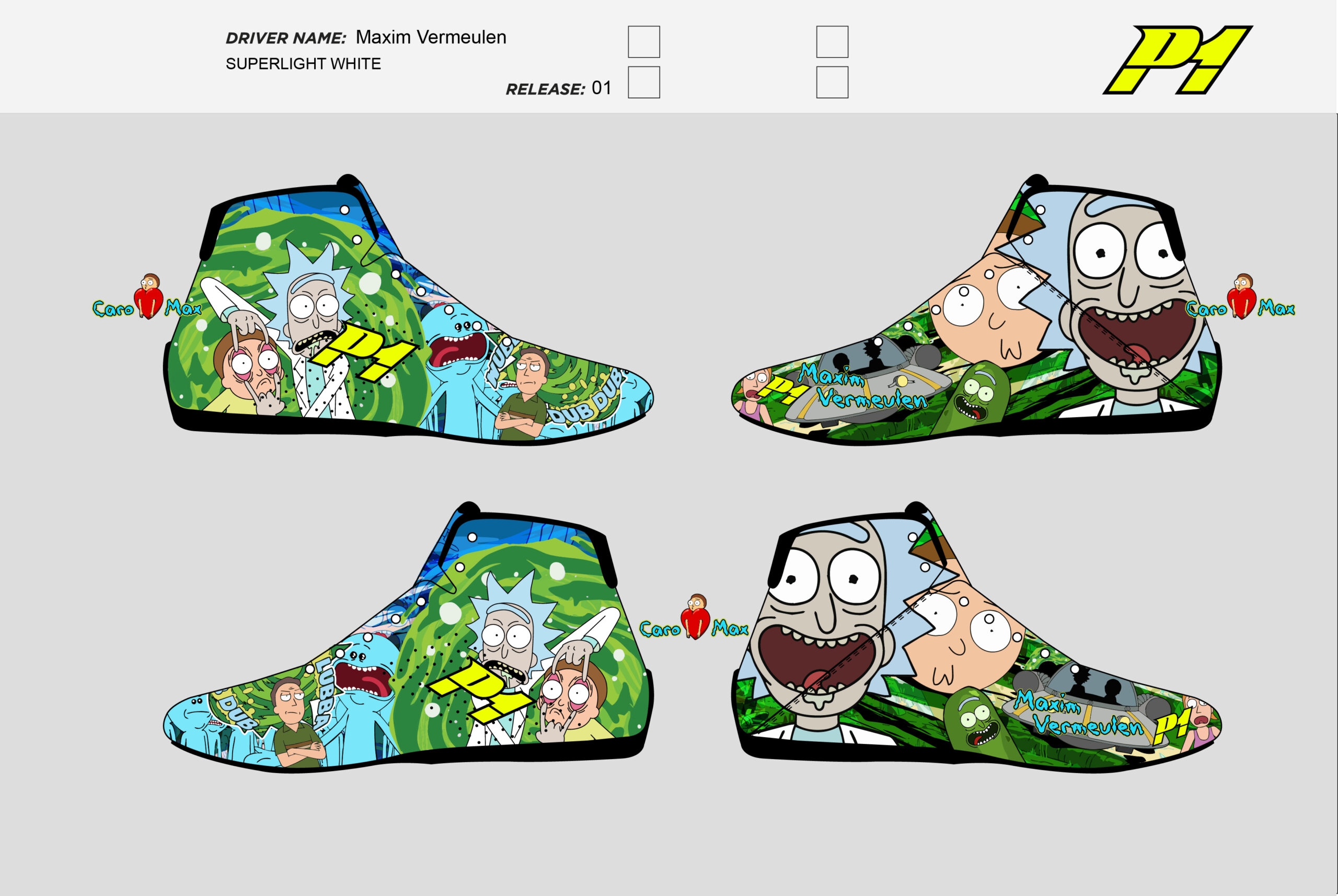 P1 Raceschoen FIA Customised