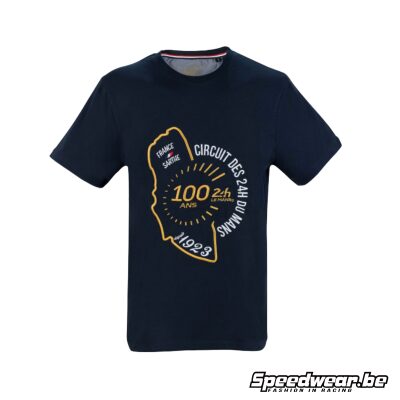 24H LE MANS Premium Centennial T-shirt Blauw