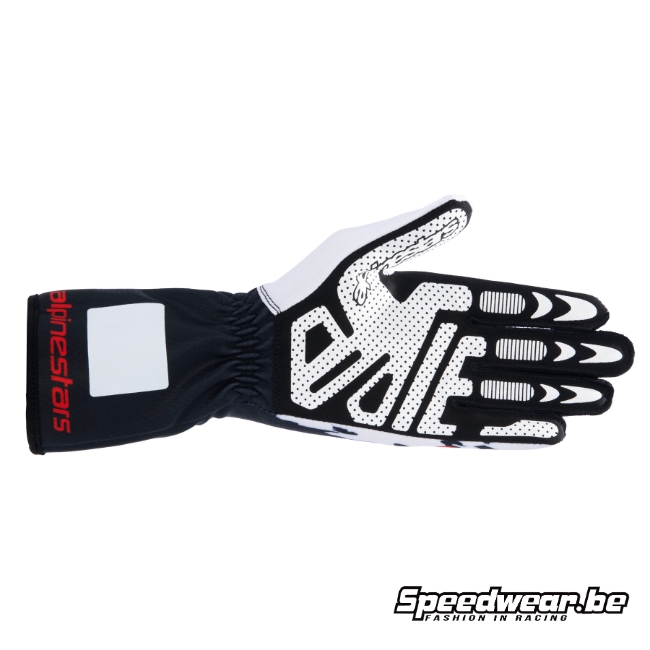 Alpinestars Tech 1 K v3 handschoen - Wit ROOD