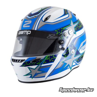 Zamp Autoracehelm ZR-72 wit blauw
