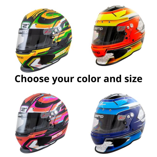 Zamp RZ-70E Switch Racehelm – Kleuren naar Keuze