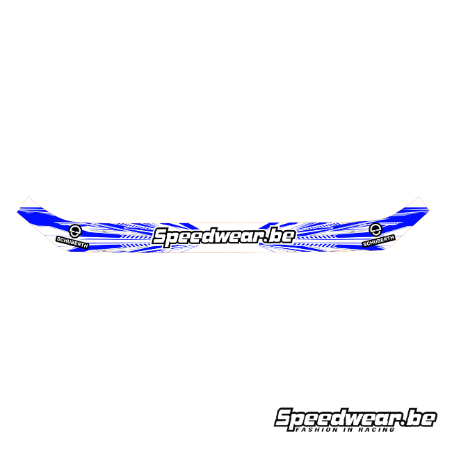 Viziersticker Speedwear x SCHUBERTH
