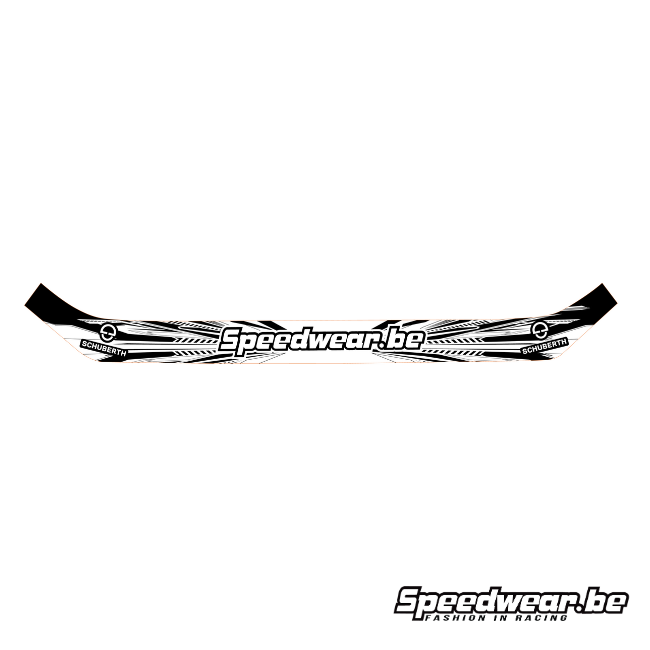 Viziersticker Speedwear x SCHUBERTH