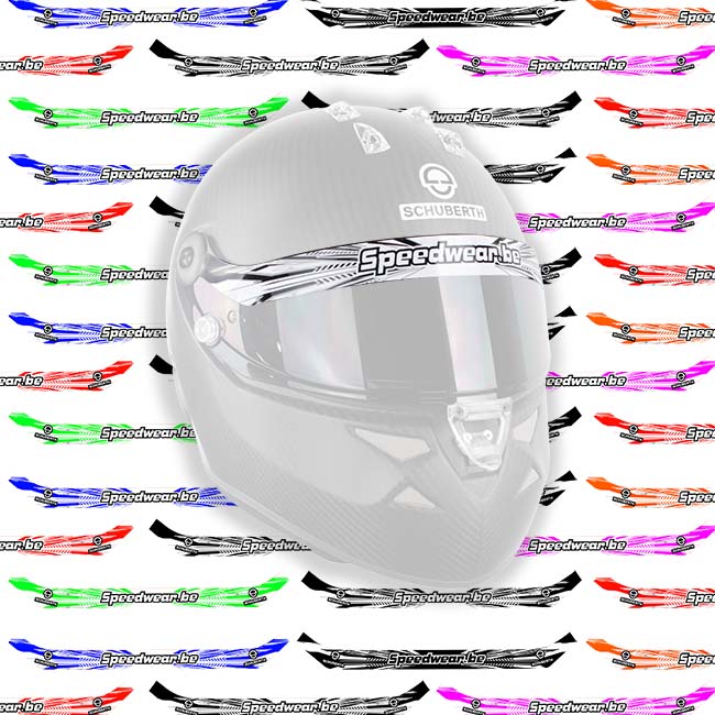 Viziersticker Speedwear x SCHUBERTH