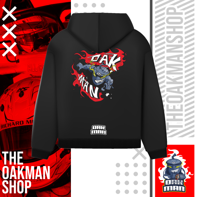 Oakman Power HOODIE Zwart