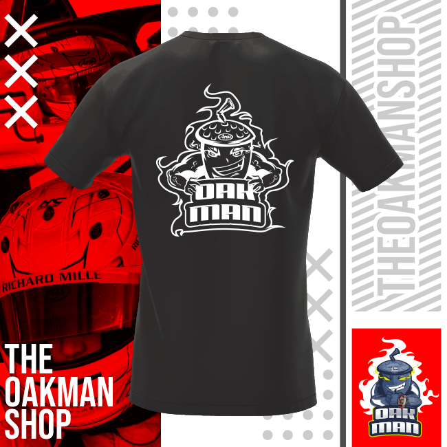 Oakman Cartoon Edition T-shirt Zwart