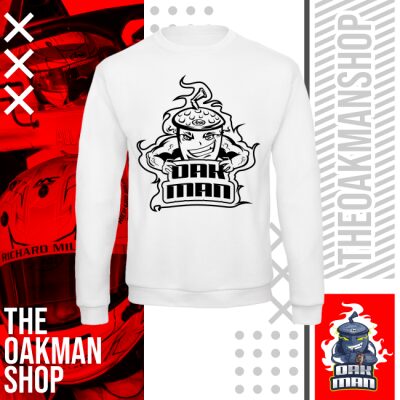 Oakman CARTOON Sweatshirt Zwart