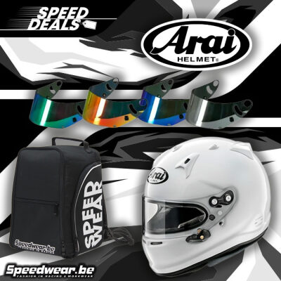 Speeddeal: Arai GP7 Helm + Spiegelvizier + Helmtas